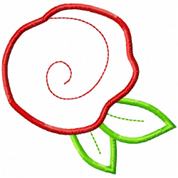 Flowers And Tree Embroidery Design 12